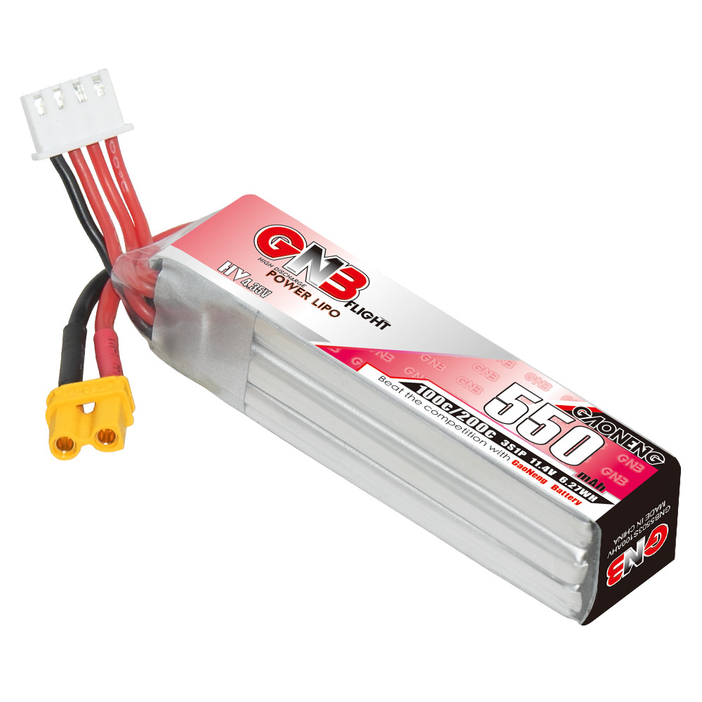 GNB HV 11.4V 550mAh 100C/200C  - Fpv Drone Battery บทวิจารณ์และราคา