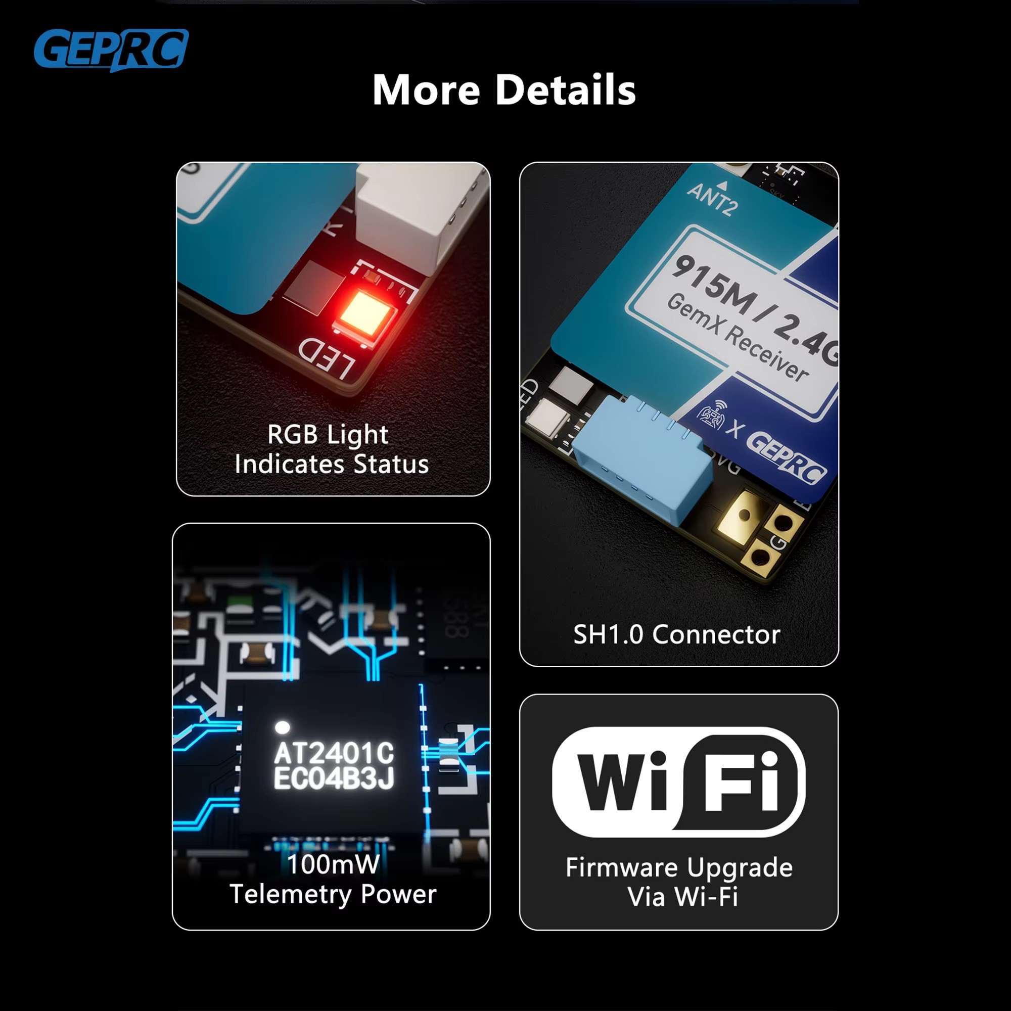 GEPRC ELRS 915 M/2.4G Gemini X - Fpv Drone Quadcopter บทวิจารณ์และราคา