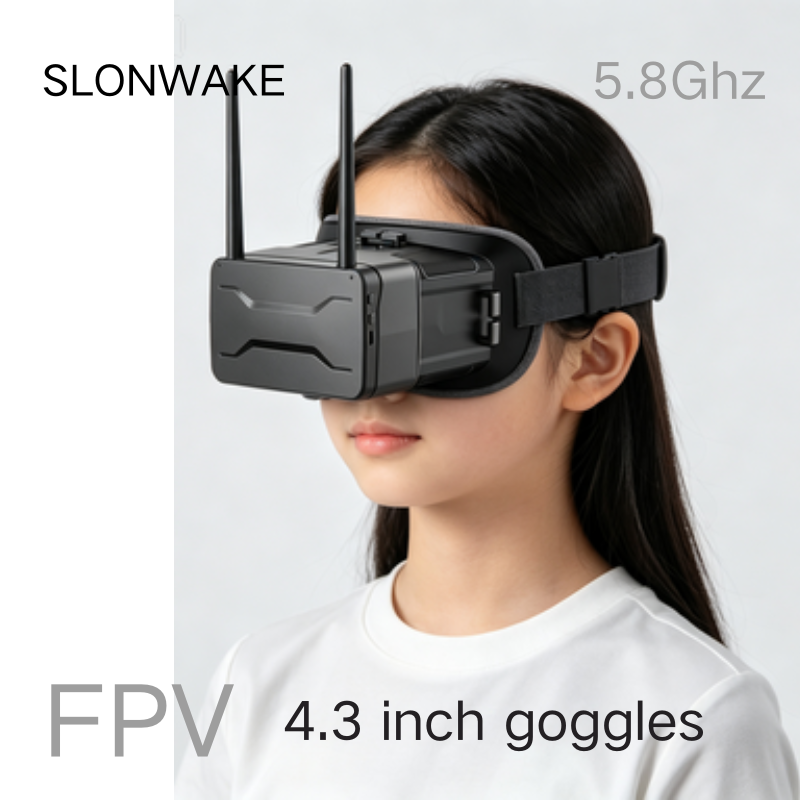 แว่นตา FPV 5.8G หน้าจอ 4.3 นิ้ - Fpv Drone Goggles บทวิจารณ์และราคา