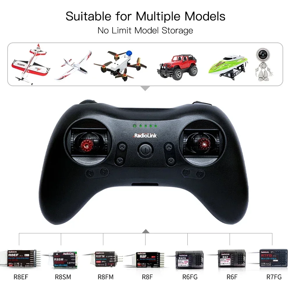 Radiolink ใหม่ T8S 2.4G 8 ช่อง - Fpv Drone Transmitter บทวิจารณ์และราคา